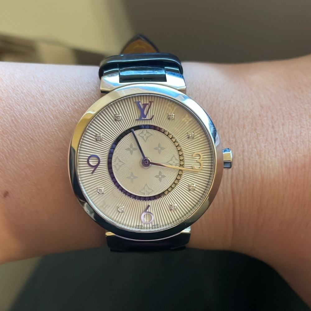 Louis Vuitton Tambour Diamond Watch